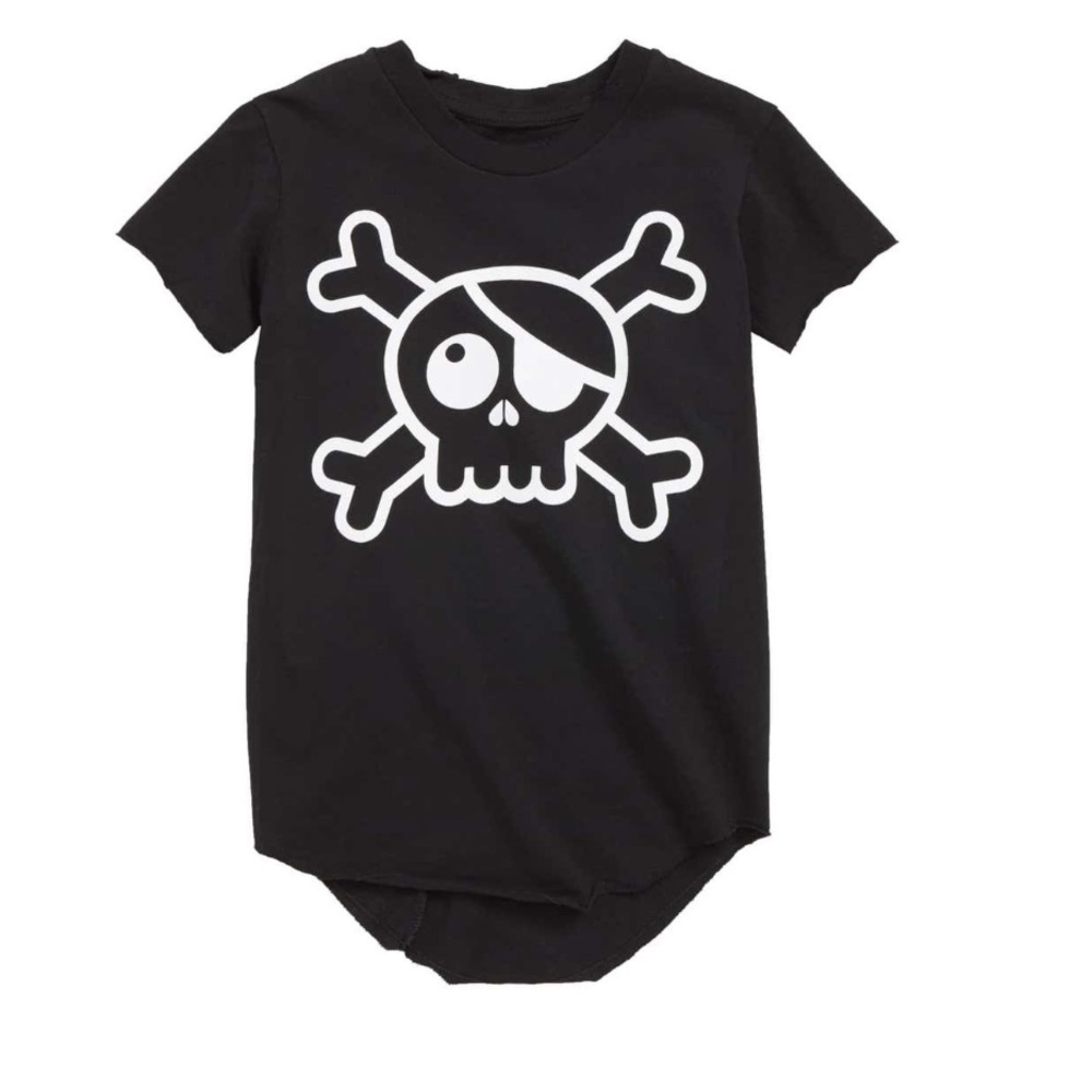 NEW • Nununu • Raw Skull Onesie Baby 12-18 Months
